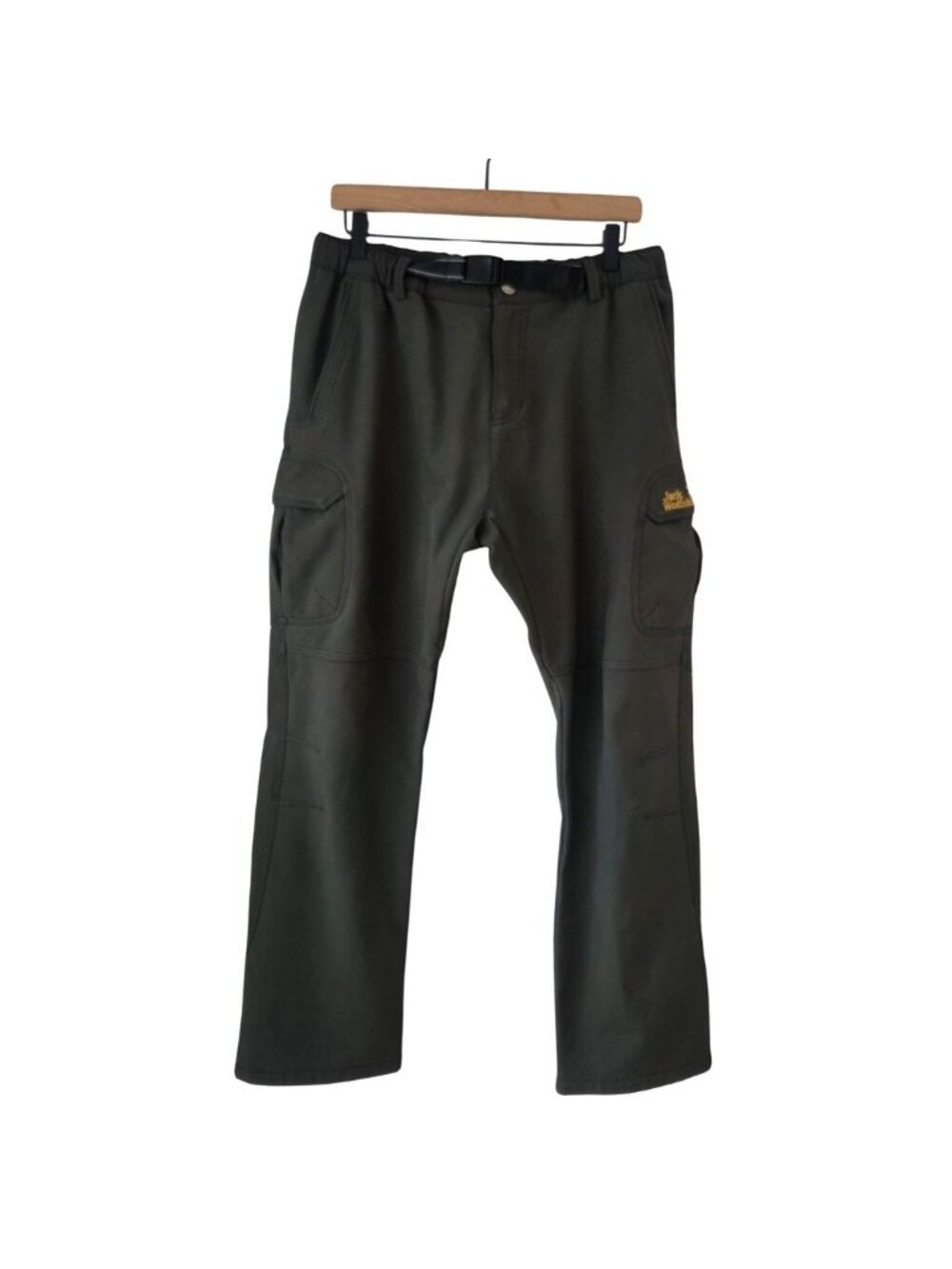 Jack Wolfskin Green Cargo Softshell Snow Pants Winter Hiking Size XXL